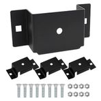 Lixuhdyu Römork Kenar Direkleri - Römorklar İçin 5x10 cm Kazık Yuvaları,4 Adet Metal Raf Düz Yataklı Kamyon Aksesuarları Ahşap Kereste ve Karavan Yük Taşımacılığı İçin Dış Mekan Kullanımı