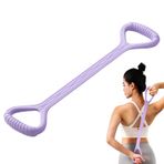 Lixuhdyu Şekil 8 Direnç Egzersiz Bantları - Egzersiz Için Esneme Direnç Bantları | Kol Arka Omuz Için Kaymaz Egzersiz Streç Bantları | Yoga, Pilates Için Esnek Pilates Bantları(Mor)