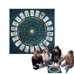 Lixuhdyu Tarot Örtüsü | Altar Tarot Kart Örtüsü ve Bezi - Flanel Oyun ve Kart Matı, Metafizik Burç Kart Pedi - Kehanet, Astroloji ve Fal İçin