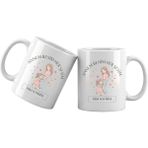 Liya Gift Collection Anneye Özel Kupa Bardak – Isimli ve Anlamlı Anneler Günü Hediyesi - Beyaz - 300 ml