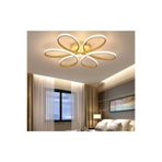 Liya Lighting LEVENT Papatya Model Eskitme Kasa Beyaz Işık Ledli Modern Aydınlatmalı 60 CM Ledli Avize