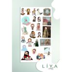 LiyaCraft Tesettür Temalı Sticker Set Tesettürlü Kız