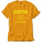Liyada LED Zeppelin Angel Sarı Tişört Liyada - 5XL