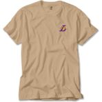 Liyada Los Angeles Lakers Logo Krem Tişört Liyada
