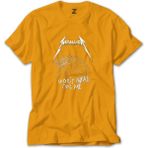Liyada Metallica Don't Tread On Me Sarı Tişört Liyada - 3XL