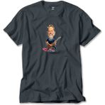 Liyada Metallica James Hetfield Cartoon Füme Tişört Liyada - 5XL