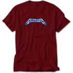 Liyada Metallica Logo Blue Kırmızı Tişört Liyada - 5XL