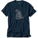 Liyada Metallica Snake Logo Lacivert Tişört Liyada - 3XL