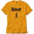 Liyada Slipknot Logo Text Sarı Tişört Liyada - 5XL