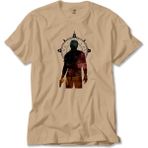 Liyada Uncharted 4 Nathan Drake Adventure Krem Tişört Liyada - 3XL