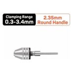Liyao 0.3-3.4 2.35MM 0.3-6.5 Mini Anahtarsız Matkap Chuck Kendinden Sıkma Elektrikli Matkap Chuck Adaptörü Pens Fikstür 1/4 ''hex Shank Hızlı Değişim Dönüştürücü (Yurt Dışından)