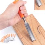 Liyao 12MM Ahşap Dıy Oyma Düz Keski 6 ~ 32MM Oyma Bıçağı Gravür Çalışma Marangoz Gadget Ağaç Işleme El Sanatları Araçları (Yurt Dışından)