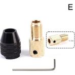 Liyao 5.0mm Elektrik Motor Mili Mini Matkap Chuck Fikstürü 0.5-3.2 Matkap Mikro 2mm-5mm Hex Matkap Ucu Chuck Matkap mm Chuck Adaptörü H4B4 (Yurt Dışından)