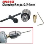 Liyao Jt0 Mikro Motor Matkap Chuck Sıkma Aralığı 0.3-4mm Elektrik Motor Mili KONNEKTÖRÜ3.17MM Pirinç Mini Elektrik Motor Mili (Yurt Dışından)