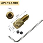 Liyao M8 2mm 7 Adet/takım M8 2.35MM Pirinç Dre-Mel Collet Mini Matkap Aynaları Elektrik Motor Mili Matkap Ucu Aracı Matkap Chuck Adaptörü (Yurt Dışından) - Renkli