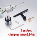 Liyao Mikro Motor Matkap Aynaları Sıkma 0 3-4mm Tjo Konik Monteli Matkap Chuck 3 17MM Pirinç Mini Elektrik Motor Mili (Yurt Dışından)