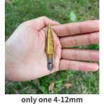 Liyao Sadece Bir 4-12MM 7/3/1 Adet Hss Adım Matkap Ucu Setleri Düz Oluk Titanyum Kaplamalı Koni Delik Kesici Otomatik Merkezi Punch Spiral Büküm Testere Matkap Ucu (Yurt Dışından) - Renkli
