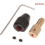 Liyao Stil 3 Elektrik Motor Mili Mini Matkap Chuck Fikstürü 0.5-3.2 mm Matkap Ucu Mikro Matkap Chuck Altıgen Matkap Chuck Adaptörü 2.3MM/3.17MM/ 5mm (Yurt Dışından) - Renkli