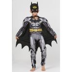 Liyavera Çocuk Kaslı Batman Kostümü - Çocuk Kaslı Batman Kıyafeti - Siyah - 4 - 5 Yaş