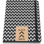 Liz Ofset Kapak Lastikli 120 YP 90 gr Siyah Defter