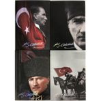 Liz Ofset Kuşe Atatürk Kapak İvory Günlük Ajanda 17X24cm
