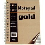 liz spiralli lux cep not defteri 80 yaprak bloknot kareli yan krl 255hs (6 lı paket) - Karışık - 1