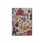 Liz Suni Deri Desen Baskılı 14x20 Defter