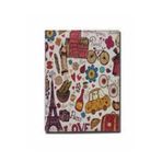 Liz Suni Deri Desen Baskılı 14x20 Kareli Defter