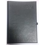 Liz-termo Cilt Deri Defter Lastikli 14x20 Tarihsiz Ajanda Kalem Yuval