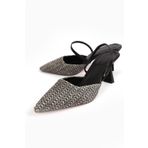Liza Shoes Kadın Hasır Topuklu Ayakkabı A001-015-K88