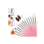LİZAGOLD Nail Art Tırnak Süsleme Desen Fırça 15'li