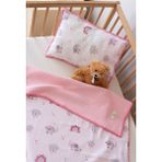 Lizayn Tekstil Waffle Müslin Pike Örtü 100X100 & Yastık Kılıfı 35X45 %100 Pamuk Oeko-Teks Sertifikalı - Açık Pembe