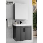 Lizbon 65 cm Lake Antrasit Banyo Dolabı
