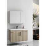 Lizbon 80 cm Lake Kapuçino Banyo Dolabı