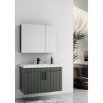 Lizbon 80 cm Lake Yeşil Banyo Dolabı