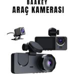 Lizbon Center Üç Kameralı Wi‑fi Araç Içi Kamera – Gps Takip & G-Sensor Özellikli Güvenlik Çözümü - Çok Renkli