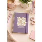 Lizy 2026-2027 Akademik Ajanda - A5 Spiralli Planner Tasarım-7 - Mor