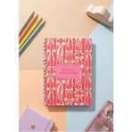 Lizy 2026-2027 Spiralli Akademik Planlayıcı Ajanda 17X24 cm Tasarım-1 - Pembe
