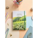 Lizy 2026-2027 Spiralli Akademik Planlayıcı Ajanda 17X24 cm Tasarım-2 - Yeşil