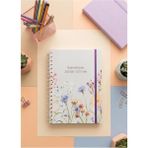 Lizy 2026-2027 Spiralli Akademik Planlayıcı Ajanda 17X24 cm Tasarım-5 - Mor