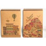 Lizy Karton Kapak Kraft Bloknot 14 x 20 cm 50 Yaprak 2 Adet