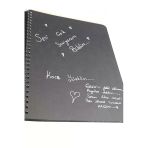 Lizy Siyah Yapraklı Defter Spiralli 14x20 100 Gr. 40 Sayfa Ve Beyaz Kaliteli Jel Kalem