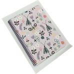 Lizy SPRB5 17x24 cm Karton Kapak İçi Renkli Çizgili 100 Yaprak Spiralli Defter
