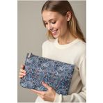 LİZYS Lacivert Etnik Paisley Desenli Clutch Portföy Çanta