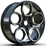 Lja-A1172-08 8.0X18" 5X98 Et40 67.1 Black 18 İnç Jant Takımı (4 Adet)