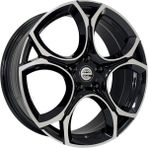 LJA AKD-A034-04 8.0X19" 5X112 ET45 57.1 Black Machined 19 Inç Jant Takımı (4 Adet)