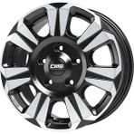 LJA AKD-A1239-04 6.5X16" 5X118 ET60 71.1 Black Diamond 16 Inç Jant Takımı (4 Adet)