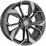 LJA AKD-A36-089 7.5X17" 5X98 ET40 73.1 Silver 17 Inç Jant Takımı (4 Adet)