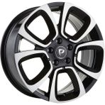 LJA AKD-A5850-01 7.0X17" 4X108 ET25 65.1 Black Machined 17 Inç Jant Takımı (4 Adet)
