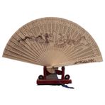 LJFMDLN Çin Bambu Oyma Yelpaze, Delikli Saçak El Fan Katlanabilir, Düğün için Bambu Hayranları, Parti, Ev Dekorasyon (Color : Dragon)